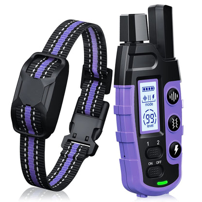 3300Ft Electric Dog Training Collar Remote Control Waterproof Pet Behaviorfor 5-120Lbs Puppy with Shock Vibration Beep