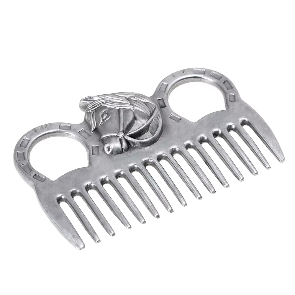 10-IN-1 Horse Grooming Tool Set Cleaning Kit Mane Tail Comb Massage Curry Brush Sweat Scraper Hoof Pick Curry Comb Scrubber