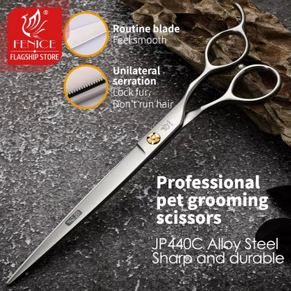 Professional 7.0 /7.5 Inch Pet Grooming in Dog Hair Trimmers Scissors Serrated Blade Dog Cutting Grooming Shears